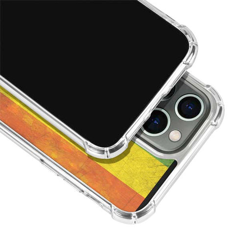 Distressed Rainbow Flag iPhone 13 Pro Max Clear Case